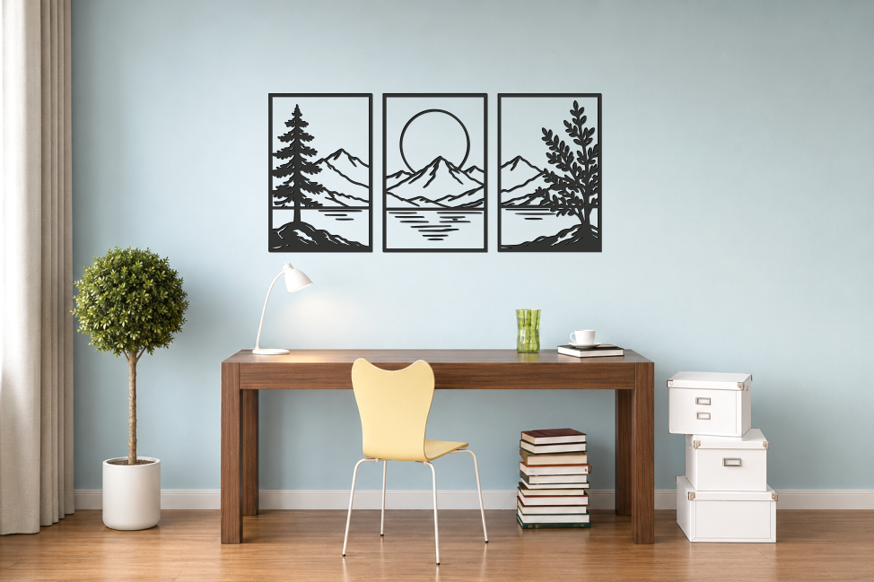 Set of 3_Nature’s Frame wall Art
